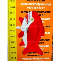DBCY Büyük Boy Köpek Balığı Kırmızı Desensiz