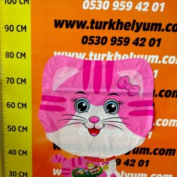 Tokalı Kedi Mavi DBCY FOLYO BALON