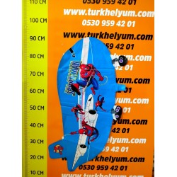 Mavi Uçak Spiderman Desenli