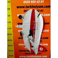 Beyaz Uçak Folyo Balon