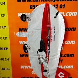 Beyaz Uçak Folyo Balon