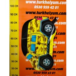 Sarı Kahve Askeri Araba