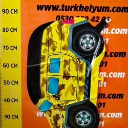 Sarı Kahve Askeri Araba