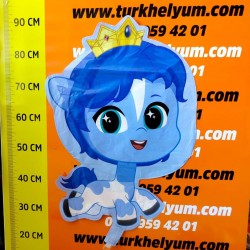 Yeni Taçlı At Mavi